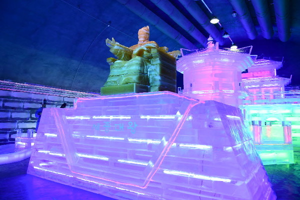  세계최대 실내얼음조각광장 전경
